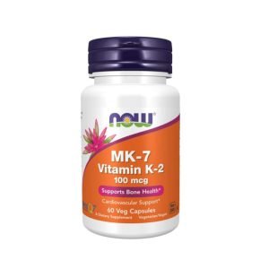 NOW - MK-7 VITAMIN K-2 - 100 МКГ - 60 КАПСУЛИ