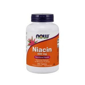 NOW - ВИТАМИН B-3 (NIACIN) 500 MG - 250 ТАБЛЕТКИ