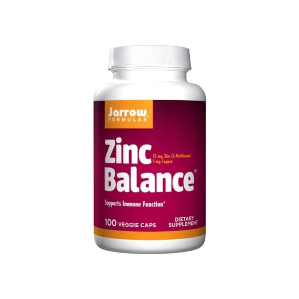 Jarrow Formulas Zinc Balance® 15mg (L-Methionine Sulfate) - Цинк - 100 ВЕГАН КАПСУЛИ