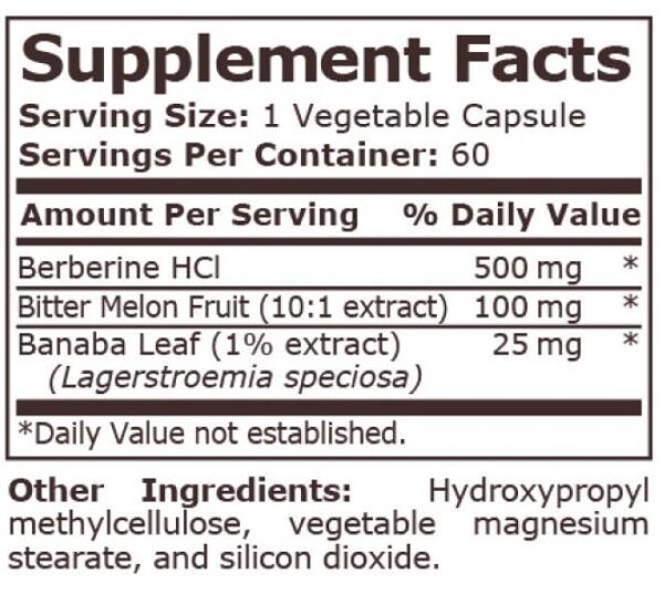 PURE NUTRITION Berberine Complex