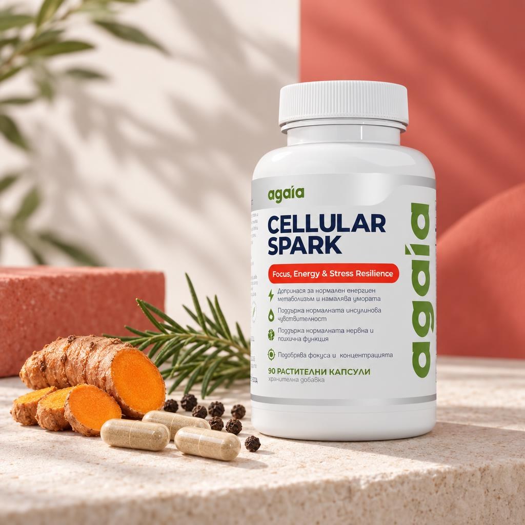 Cellular Spark с куркума, розмарин и черен пипер