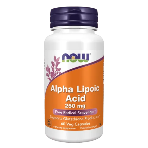 NOW Alpha Lipoic Acid 250 мг 60 растителни